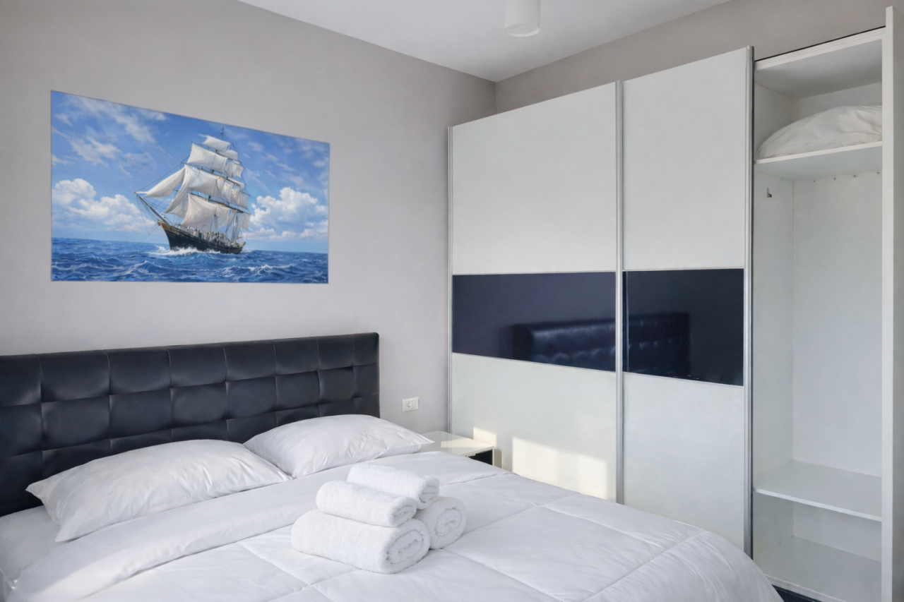 Modern Sea View Albania Real Estate for Sale in Sarande, Albania With Twi Bedrooms And A Spectacular Sea View Over The Bay Of Saranda